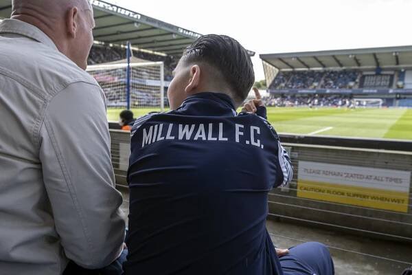 Millwall fans. The Den. No One Likes Us. Jérôme Favre