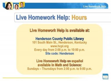 PPT - Live Homework Help PowerPoint Presentation, free download - ID:3571629
