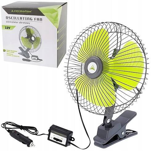 Carmotion (Poland) Ventilátor 12V/20W kovový pr.20cm s klipsem, 86337 od 350 Kč - Heureka.cz