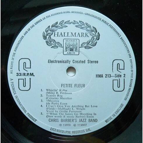 Vinyl Empire | Chris Barber & His Jazz Band ‎– Petite Fleur (LP / Vinyl)