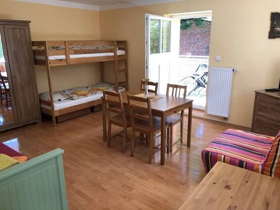 Čtyřlůžkový apartmán v přízemí - Apartmánový dům Stará Mlékárna