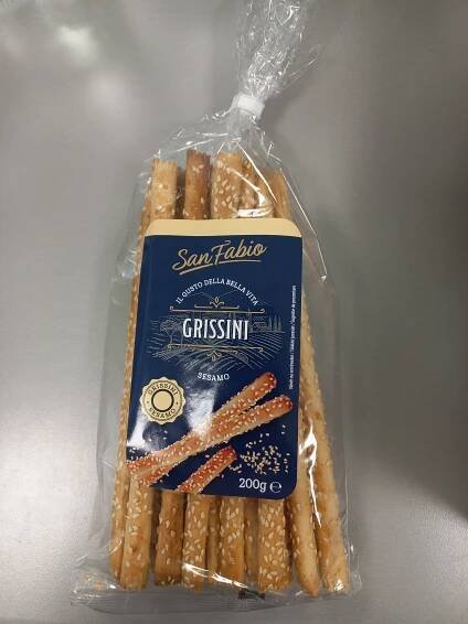 Podrobné informace o potravině Grissini mix sezam