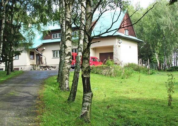 Ekofarma a ubytování Orlí vrch v osadě Rejvíz