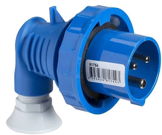 SCHNEIDER 81754 Vidlice úhlová 16A 2P+PE 230V IP67