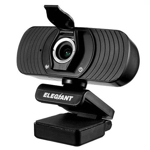 WEBOVÁ KAMERA s krytem 1080P USB Windows, Mac OS a Android Skype