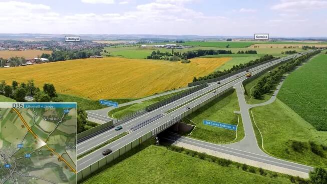 Dálnice D35 kolem Litomyšle se začne stavět až po zimě. Firmy se přou o zakázku