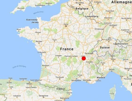Où se trouve Lyon en France ?
