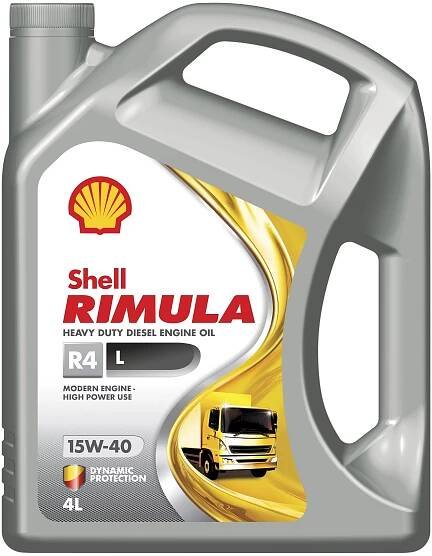Motorový olej Shell RIMULA R4L 15W-40, 5L