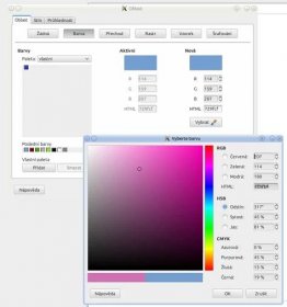 Nový způsob přidávání barev do palety﻿