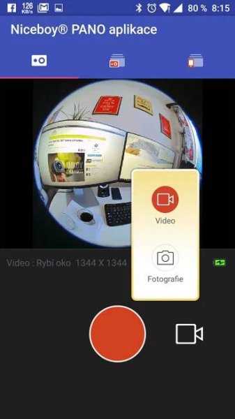 NiceBoy Pano 360 aplikace 4