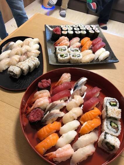 sushi Lucie made