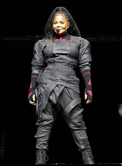  Janet Jackson performs during the sold-out World AIDS Day concert event presented by the global, non-profit HIV/AIDS service organization, AHF at the NRG Arena on December 01, 2023 in Houston, Texas. 