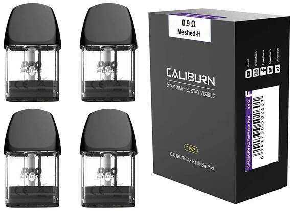 Uwell Caliburn A2 Pods Cartridge for Uwell Caliburn A2/AK2 Kit (4pcs/pack)
