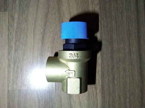 Pojistný ventil k bojleru k ohřívači 6bar 3/4" PN10 Kramer - Stavebniny