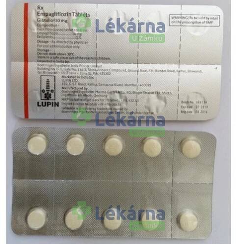 Jardiance Tableta 10mg, 25mg – Prodej bez Receptu za Nejnižší Cenu