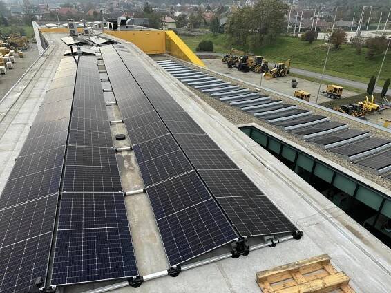 Lokálny zdroj 60 kWp Zeppelin SK Banská Bystrica - FAIO-electric