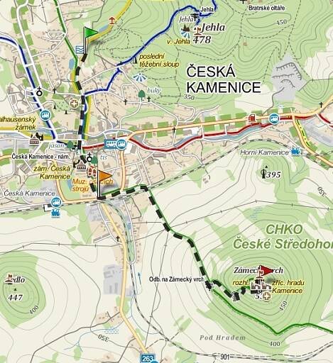 Koupaliště Česká Kamenice - České Švýcarsko