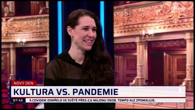 Nikola Márová v CNN Prima News