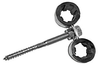 KOŇAŘÍK Dvojobjímka 2 x 22 mm 1/2" (14800022)