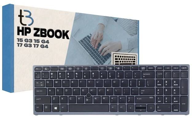 Klávesnice pro notebook HP ZBook 15 17 G3 G4 LED podsvícení QWERTY US (PL)
