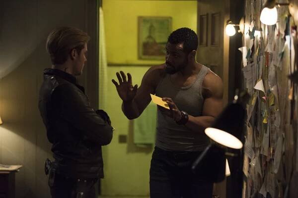 Lovci stínů: Nástroje smrti - Ztracené duše - Z filmu - Dominic Sherwood, Isaiah Mustafa
