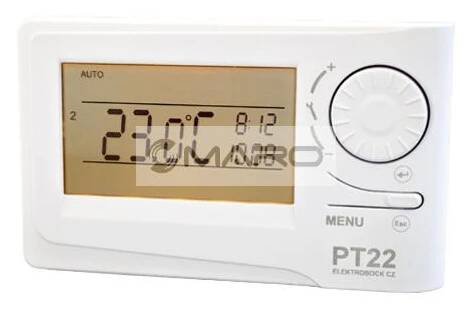 Elektrobock Termostat PT22 prostorový, drátový
