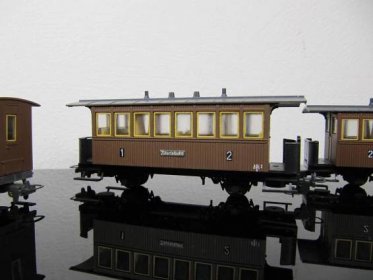 Set osobních vozů Zillertalbahn Liliput HOe - Modelová železnice