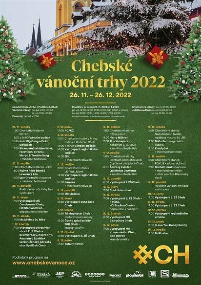 Vánoční trhy Cheb 2024 | Vyletnik.cz