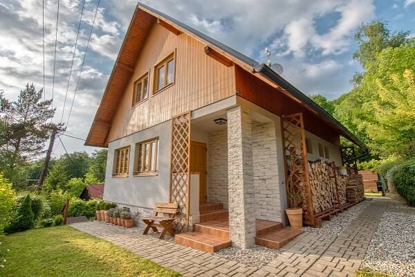 Prodej pohádkové chaty - domu z roku 2017, 4+kk, Vyšní Lhoty