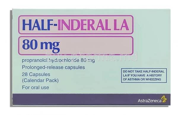 Inderal la 80mg