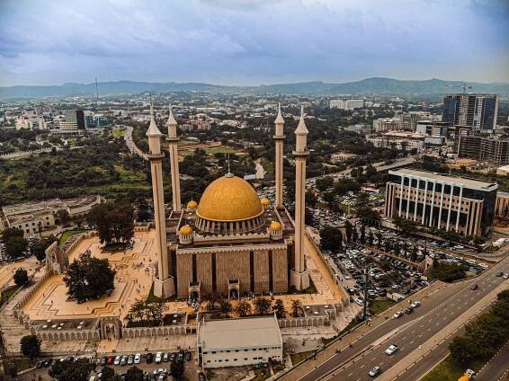 centrální mešita, abuja - nigérie - stock snímky, obrázky a fotky