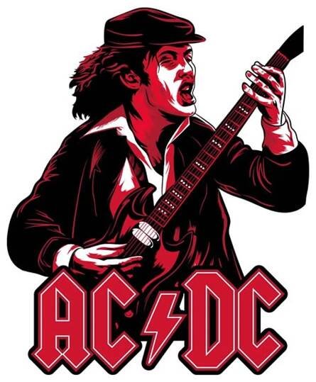 Jersey Ninja - AC/DC Angus Young Tribute Hockey Jersey