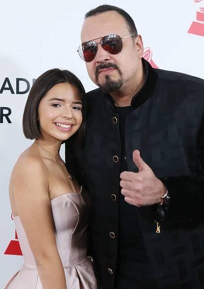 Angela Aguilar and Pepe Aguilar attend the Latin Recording Academy's 2018 Person of the Year gala honoring Mana on November 14, 2018 in Las Vegas, Nevada. 