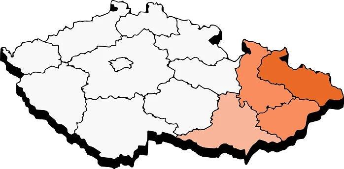 Mapa ČR