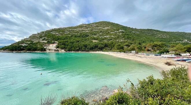 Sandy Prapratno Beach, Peljesac, Croatia