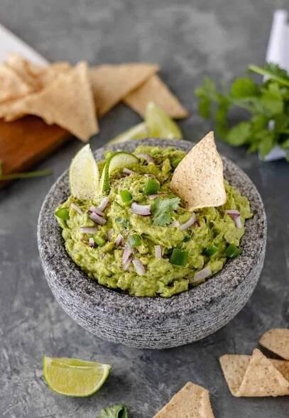 Avocado Serrano Guacamole Dip