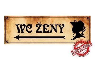 WC ženy vlevo, 200x66mm Montana