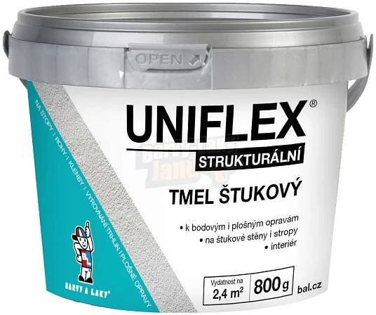  Štukový tmel UNIFLEX - 800 g - bílý 
