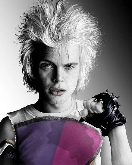 Billy Idol Caricature