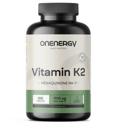 Vitamín K2 MK-7, 365 tablet