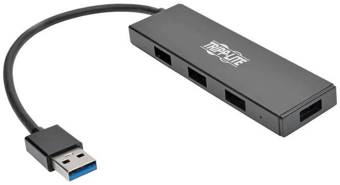 Rozbočovač 4x USB 3.0 SuperSpeed, velmi tenký, přenosný