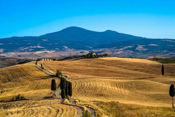 Val d'Orcia (mapa) – nejkrásnější vyhlídky Toskánska – Co vidět? Průvodce.