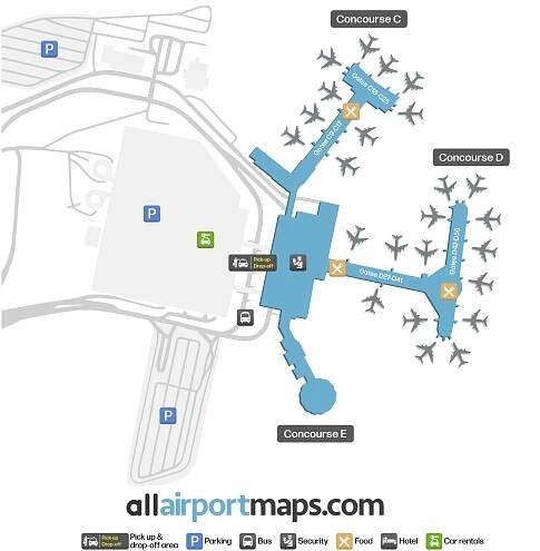 General Mitchell International Airport Airport Terminal Map - MKE Gates, Airlines & Navigation Guide