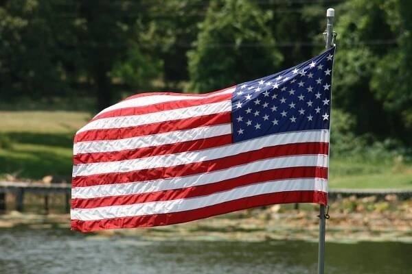 Amerika, Vlajka, Americká Vlajka, Júl, 4