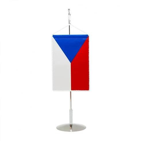 Stojánek kovový chromovaný LUX: 35 cm - Jednoramenný