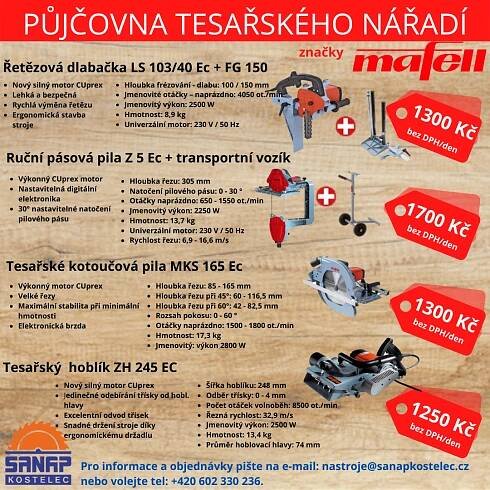PŮJČOVNA TESAŘSKÉHO NÁŘADÍ
