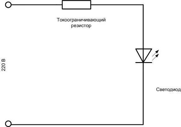Připojení LED na 220V