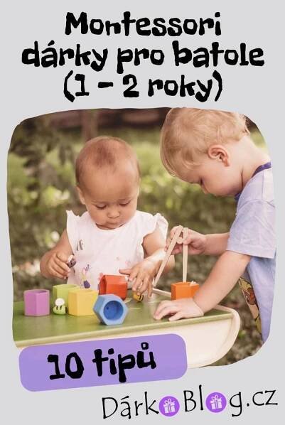 Montessori hračky - tipy na dárky pro batole (1 - 2 roky)
