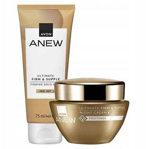 AVON KOSMETICKÁ SADA ZPEVNĚNÍ ULTIMATE NOČNÍ KRÉM + MASKA