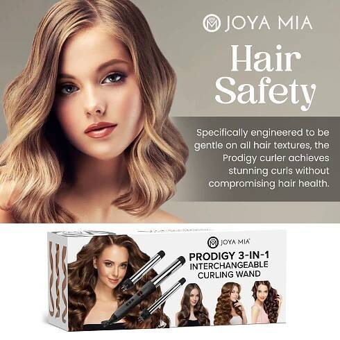 PRODIGY INTERCHANGEABLE CURLING WAND – Joya Mia 
